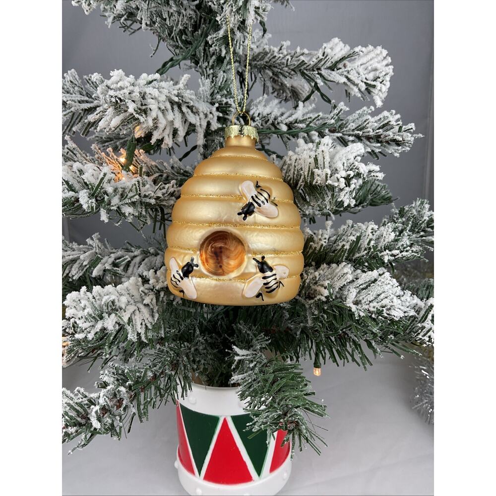 Christmas Ornament-Honeycomb Christmas Ornament-The Bridge Collection-